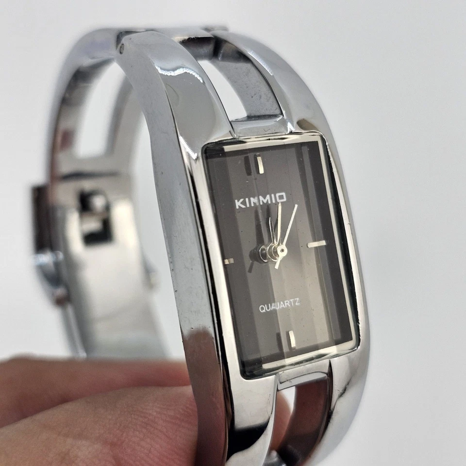 Kimio Women's Watch 20MM Gray Bracelet 5-6" New Battery Working READ DESCRIPTION - Image 4 of 4