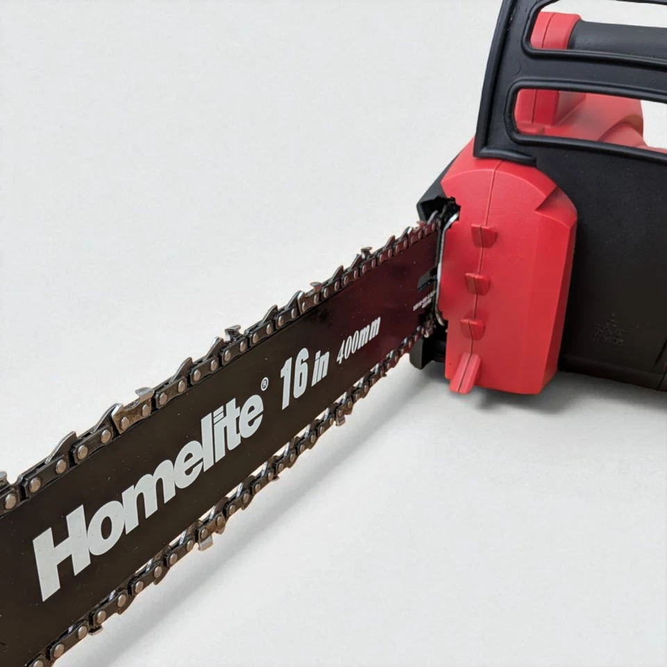Motosierra Eléctrica Homelite 16" 9 Amp Sin Herramientas Tensión de Cadena, Engrasador Automático Foto 2 de 4