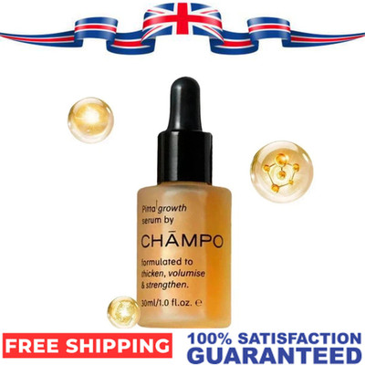 Champo Pitta Wachstumsserum formuliert, um Volumen zu verdicken & das Haar zu stärken 30 ml