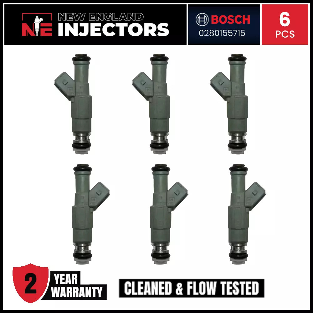 OEM Bosch 4 Hole Upgrade 24LB Injectors For 1993-1998 Jeep Grand Cherokee 4.0