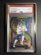 2024 Panini Select - Premier Level Caleb Williams #114 Gold Prizm /10 (RC) PSA 8