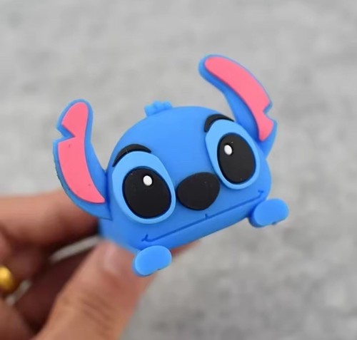 Stitch Door Stopper Blue Rubber - Picture 4 of 4