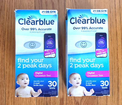 2Pk Clearblue Advanced Digital Ovulation Kit 30 + 2 Pregnancy Test EXP 10/2027