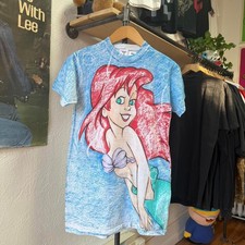 Vintage 90s Disney Little Mermaid All Over Print AOP T-Shirt
