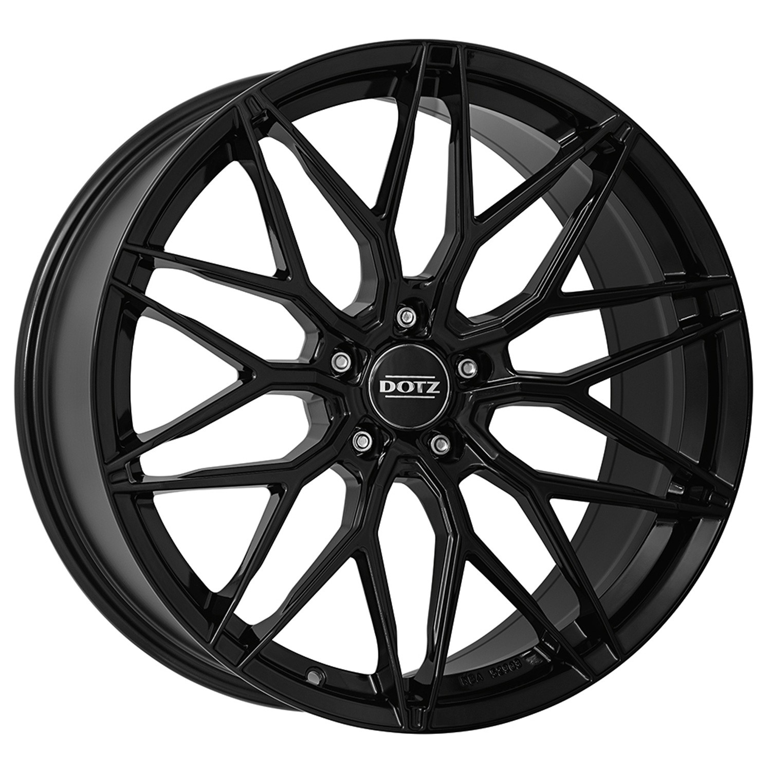 Dotz Suzuka black wheels 8.5Jx19 ET45 5x108 for Peugeot 3008 308 5008 508 rims