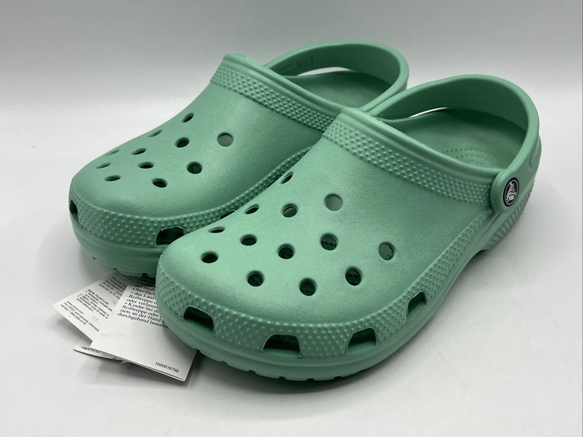 CROCS Teal and Lime Sandals/Clogs
(NEW) Amazon.com | Crocs Unisex Kid Classic Clogs (Toddler  main image 2