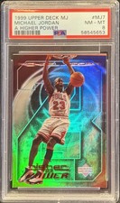 Michael Jordana Higher Power 1999-00 Upper Deck Michael Jordan #MJ7 PSA 8