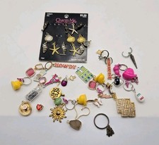 Bulk Over 35 Piece Craft Charm Lot Mixed Findings For Jewelry Making Upcycle