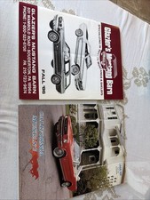 Lot of 2 Ford Mustang Parts Catalog 1980s Editions; California & Glazier's Barn