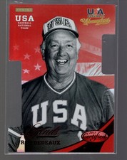 2013 USA Baseball Champions Certified Legends Die-Cut Red Rod Dedeaux /299