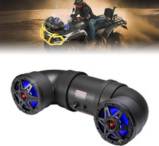 KEMIMOTO ATV Speaker 6.5 Inch Bluetooth-connectivity ATV UTV Sound Bar w/ 20 RGB