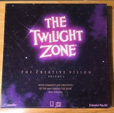 The Twilight Zone Creative Vision Vol 2 LaserDisc Rod Serling CBS Fox VG