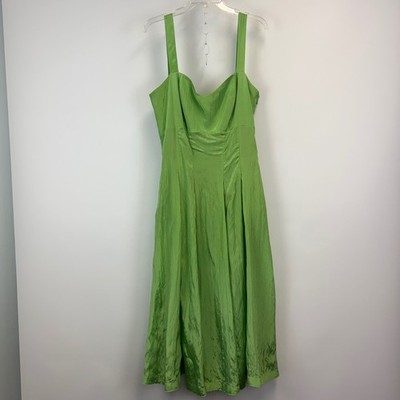 slim fit dress slacks Whistles Grave V Neck Dress in Green – For The Creators main image 1