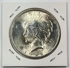 1922-P $1 Peace Dollar 90% Silver Philadelphia US Coin - LUSTER!