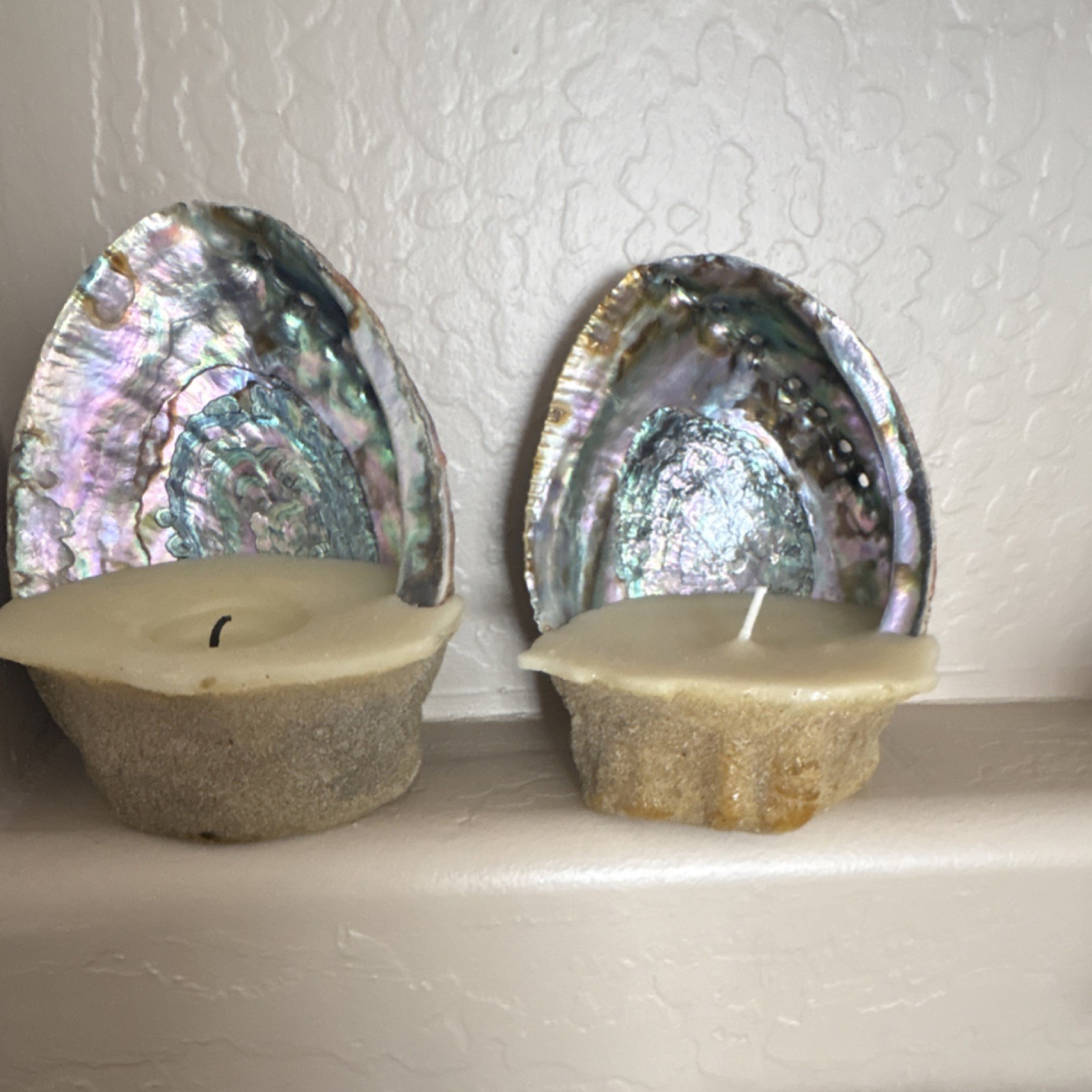 S Set Nautical Theme Seashells, 2 Pack