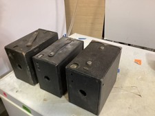 Vintage Lot of 3 Antique BOX Cameras No 2A Goodwin unmarked / Kodak No 2A no 116
