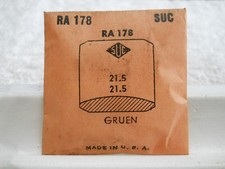 SUC RA178 Watch Crystal For Gruen 415/838 - 21.5 x 21.5 mm Replacement / Repair