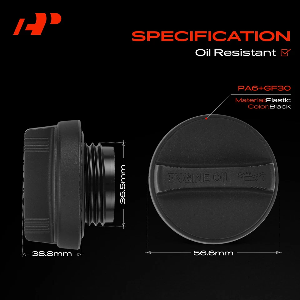 A-Premium Engine Oil Filler Cap for Toyota Camry Corolla 4Runner Lexus ES300h - Image 4 of 4