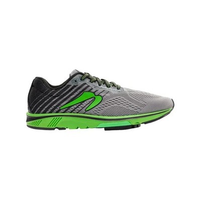 Men's Newton Running Gravity 11, Gray/Green, 7.5 D Medium US