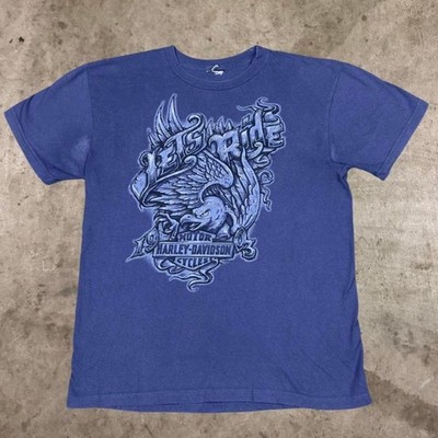 Vintage 90s Harley Davidson High Octane Billerica Massachusetts T-Shirt Mens L