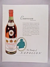 Courvoisier Cognac PRINT AD - 1934 ~~ 11 x 14 sm-poster-sz ad