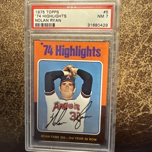 1975 Topps - '74 Highlights Nolan Ryan #5