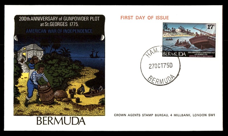 Mayfairstamps Bermuda FDC 1975 Boats Gunpowder Plot St Georges First Day Cover c