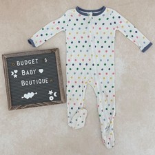 KYTE BABY Multi Dot Footed Coverall Romper Sleeper Size 6-12 Months