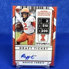 2020 Panini Contenders Draft Picks Reggie Corbin RC Auto Green Draft Ticket #278