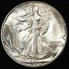 1946-D Walking Liberty Silver Half Dollar Choice Uncirculated BU+