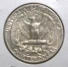 S8 - US Washington Quarter 25 Cents 1963-D Extremely Fine + Silver Coin *** Nice