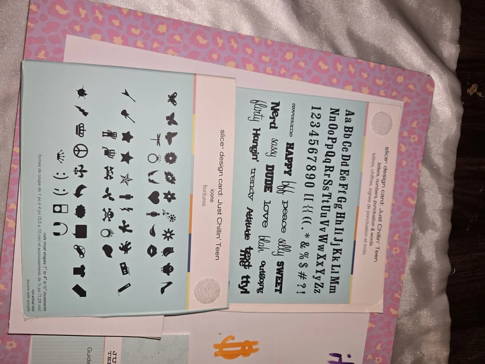 Slice Making Memories Just Chillin Teen Design Card For Cordless Design Cutter - Image 2 of 2