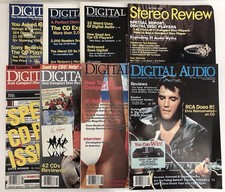 Lot of 8 Audiophile Magazines Digital Audio & Stereo Review 1983-1986