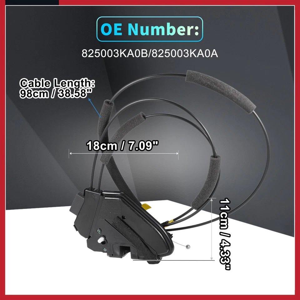 Motor actuador cerradura puerta trasera derecha para Nissan Pathfinder 13-20 825003KA0B Foto 4 de 4