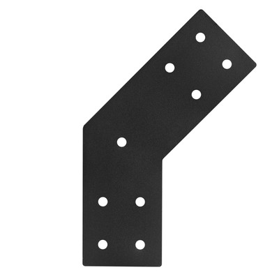 4 Pcs 45 Degree L Bracket Connector for 4x4 Lumber, 3'' Width, Flat Structure ...
