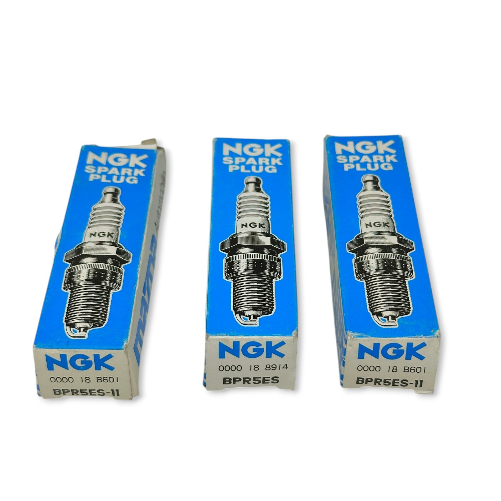 Genuine Mazda NGK Spark Plugs BPR5ES BPR5ES-11 NOS OEM 0000-18-B601 0000-18-8914