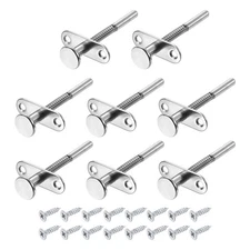 Plunger Latches 6.5x80mm/0.26x3.15" Steel Spring-Loaded Bolt Plunger Latch 8Pcs