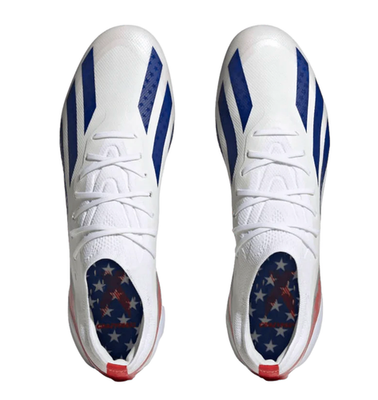 シューズ adidas CRAZYFAST adidas X Crazyfast.1 Laceless FG - White/Core Black/Lucid Lemon