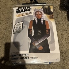 Star Wars The Mandalorian Ahsoka Costume Kit Headpiece Sleeves Halloween NEW