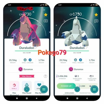 Pokemon Shiny Dynamax Duraludon - Tr.a.d.e or P.T.C (Pls read description)