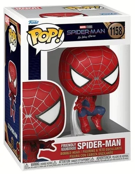Funko Pop! Marvel Spider-Man No Way Home Friendly Neighborhood Spider-Man #1158-image