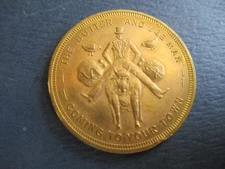 The Brotherhood of Butter And Egg Men Token, Long Acre Broadway Theatre, NY 1925