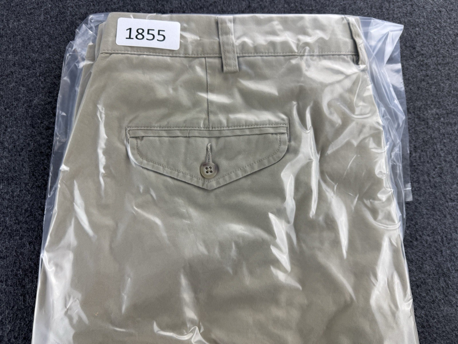 Polo Ralph Lauren Hammond Pants Mens Tag Sz 36X32 (34x32) Khaki Pleated Cuffed thumbnail 14