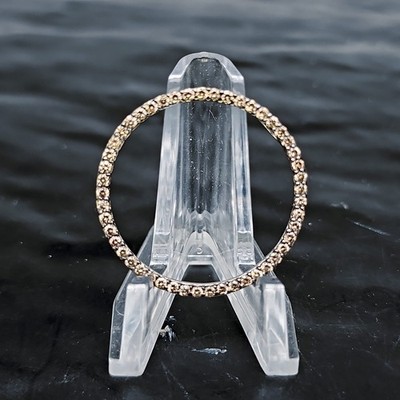 Le Vian 14K Gold Schokolade Diamant offener Kreis Anhänger nur gebraucht + Box