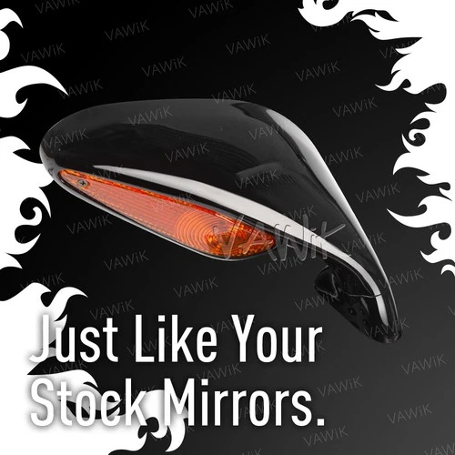 VAWiK -OE replacement LED fairing mirror black fits MV Agusta F4 312 x1 RH