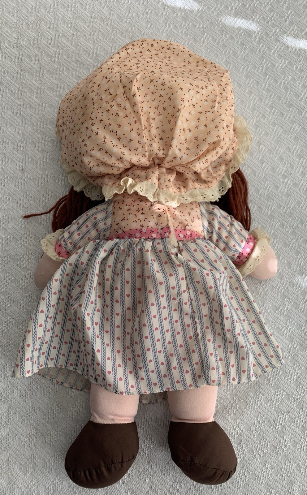 Vintage 1989 Holly Mine Rag Doll By Well-Made 17” Soft Squeezable Loveable EUC