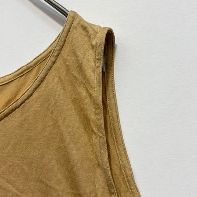 イタリア製Christian Diorディオール/レディスタンクトップ/ベージュ USED CHRISTIAN DIOR SLEEVELESS SILK TANK TOP, BEIGE, SIZE M GOOD
