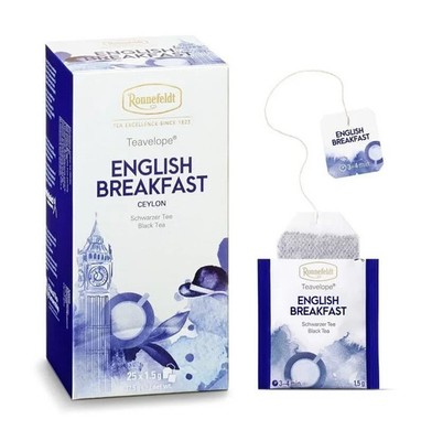Ronnefeldt English Breakfast - Black Teavelope - 25 Premium Tea Bags
