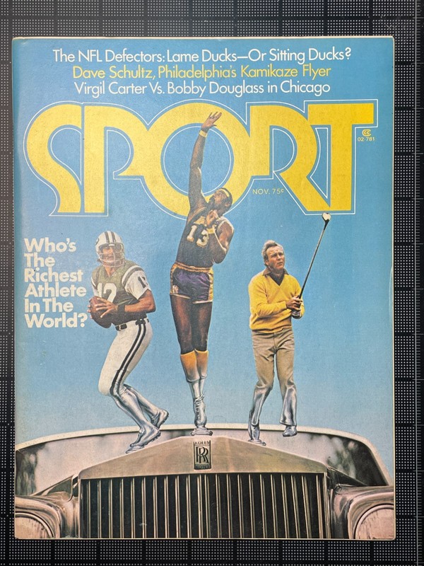 SPORT Magazine NOVEMBER 1974 WHO'S THE RICHEST ATHLETE IN THE WORLD Newsstand 2