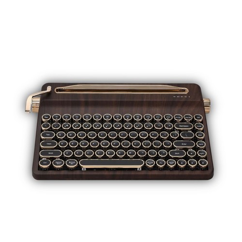 Wireless Retro Mechanical Keyboard – QMK/VIA Customisation, RGB Backlight